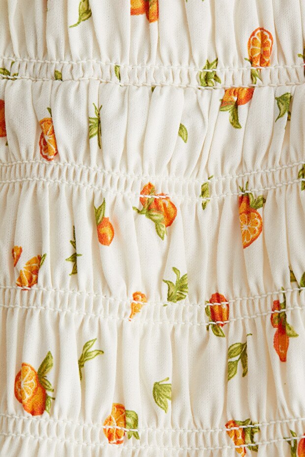 Büzgülü Elbise - 5