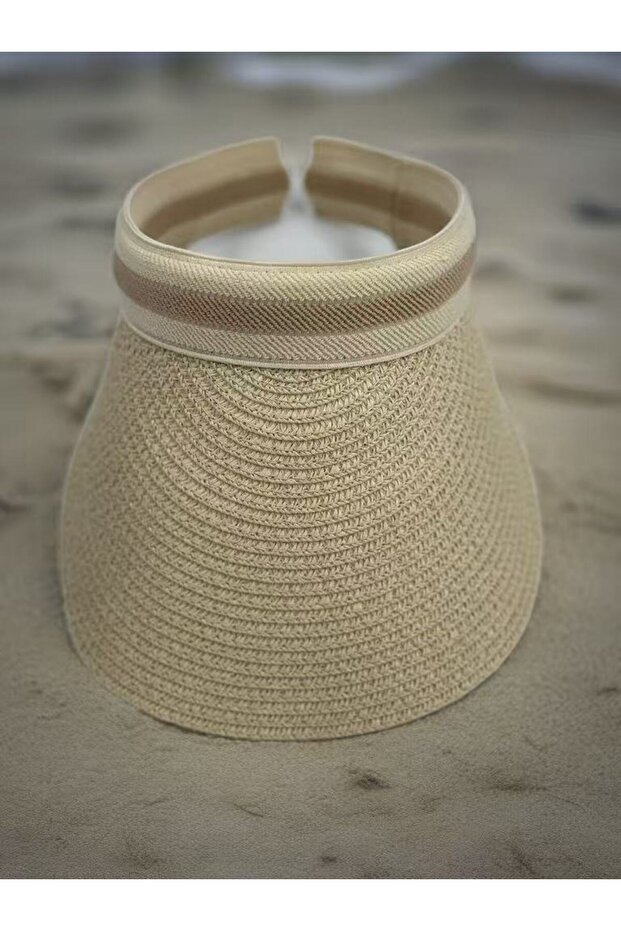 قبعة بيج من القش - 6