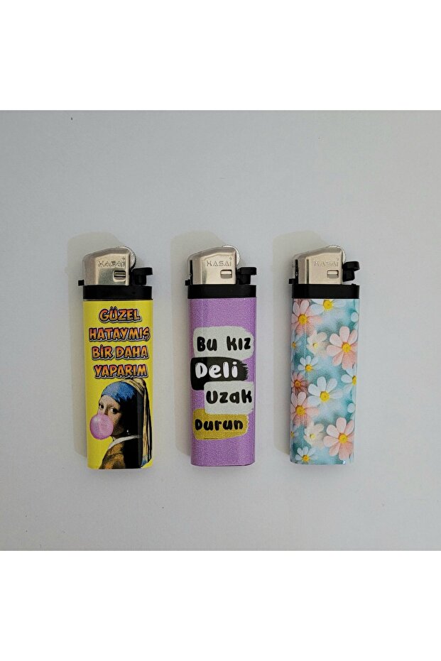 Bu Kız Deli Uzak Durun 3lü Çakmak - 1