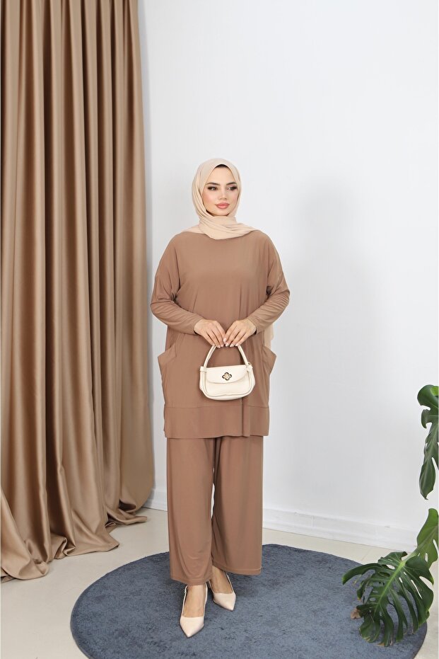 بدلة ساندي بجيوب جانبية