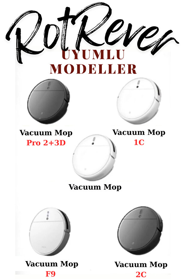 Xiaomi Mi Robot Vacuum Mop 2 ULTRA ve Dreame Bot D10+Plus Uyumlu Yan Fırça-2 Adet - 5