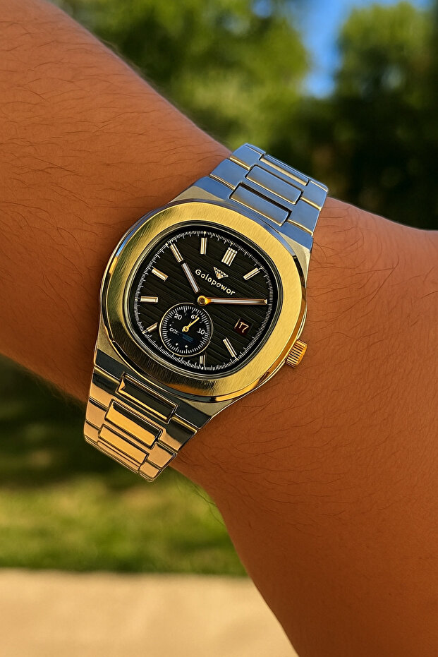 Patek Model Lüks Çelik Erkek Kol Saati - 2
