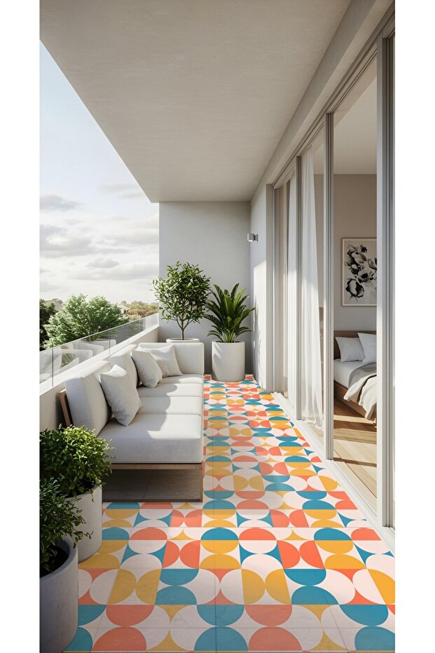 29 ورقة لاصقة منقوشة على الحائط لخزانة المطبخ والكونترتوب (50 × 100 سم) - 5