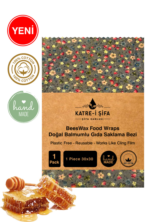 Natural Beeswax Storage Cloth 30X30 cm (Beeswax Cloth)