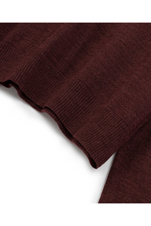 Yüksek yaka basic triko - 4