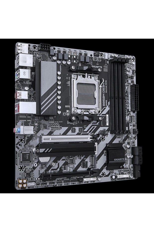 B850M DS3H 8200MHz OC DDR5 Soket AM5 M.2 HDMI DP mATX Anakart - 3