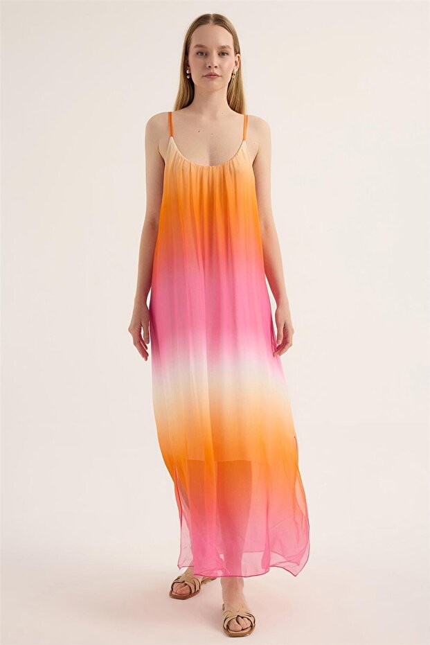 Rainbow Sütyen Askı Elbise - 1