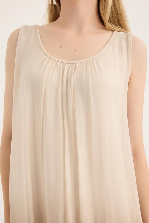 İpek Degrade Elbise - 4