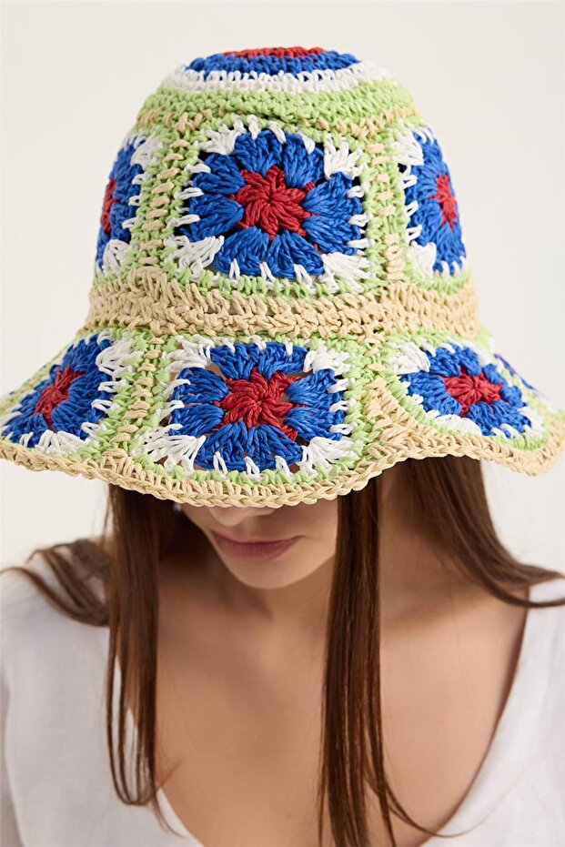 Paper Patchw Renkli Şapka - 3