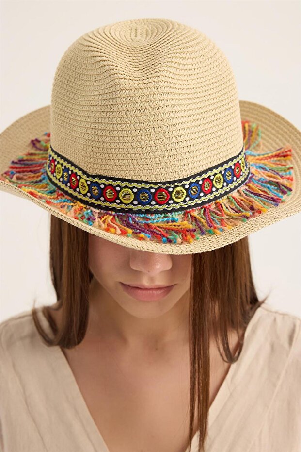 Paper Border Colored Hat - 4