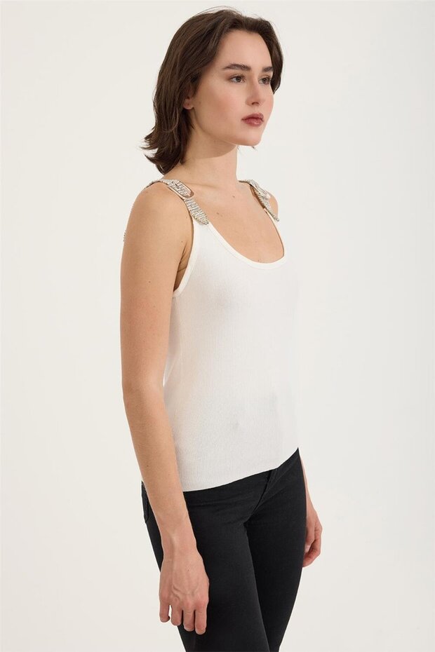 Taşlı Askı Atlet - 3