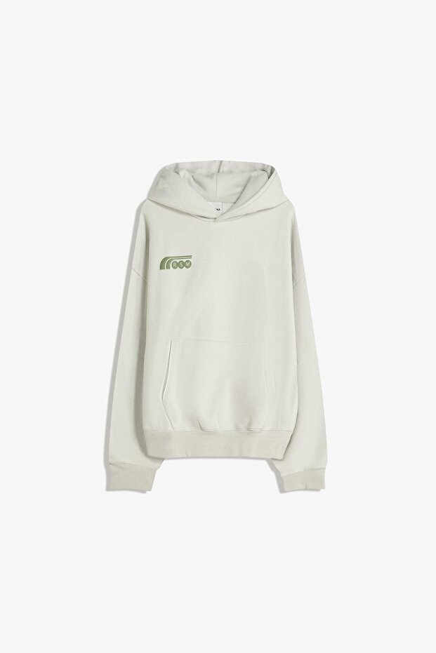 Baskılı kapüşonlu sweatshirt - 2
