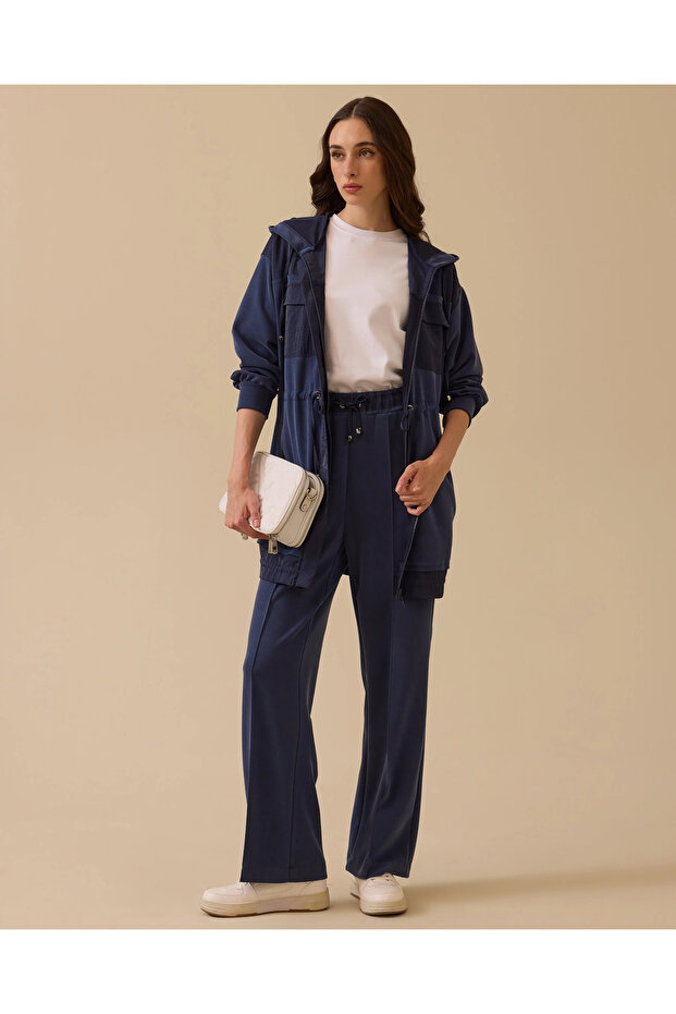 Çift Kumaşlı Kapüşonlu Kap - 2