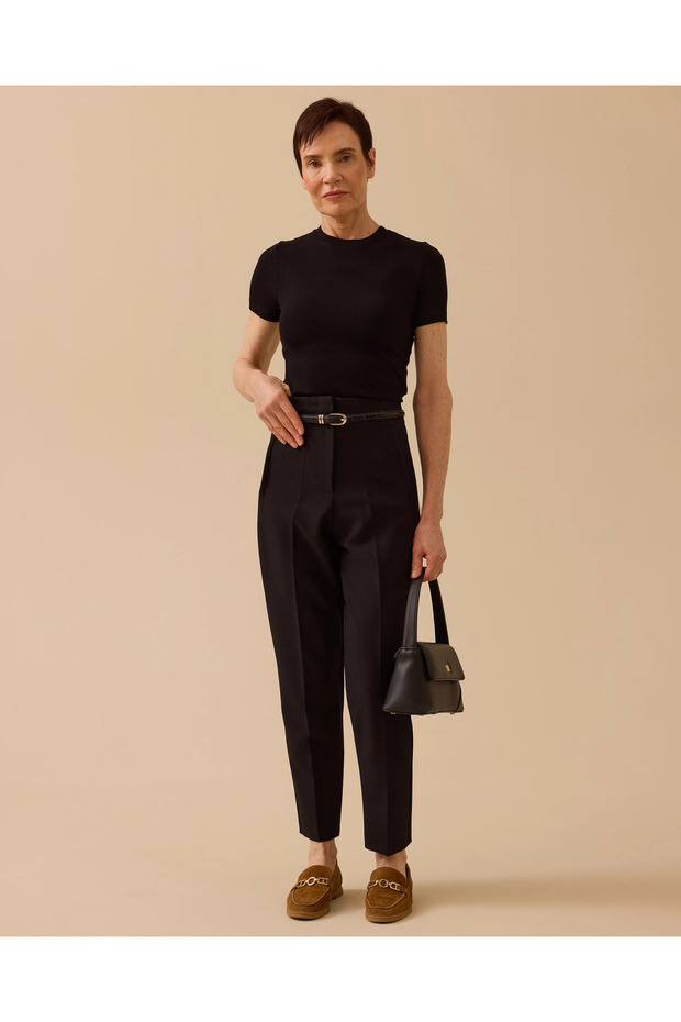 Yuvarlak Yaka Kısa Kollu Basic Tişört - 2