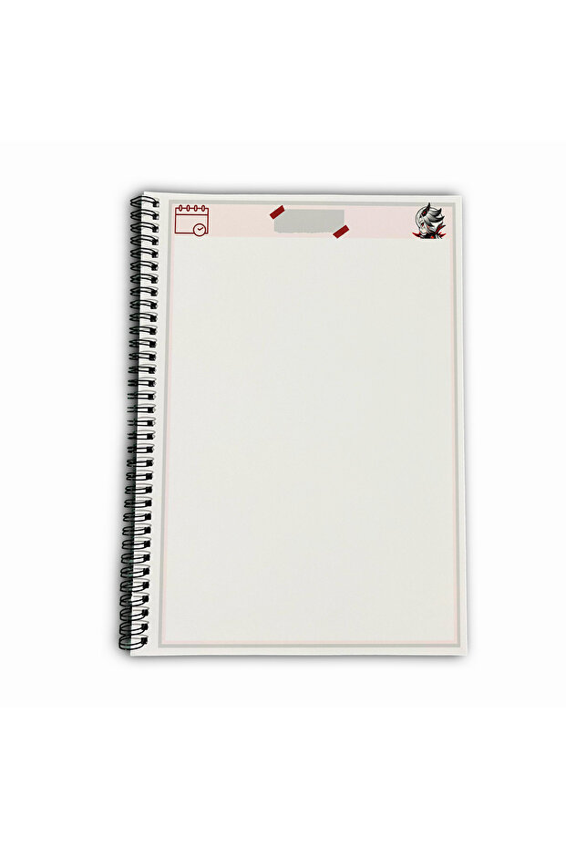 Genshin Impact Arlecchino Unlined Notebook 72 Sheets - Model 6 - 5