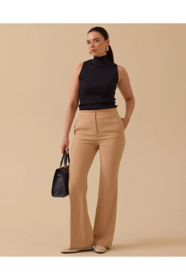 Stella İspanyol Paça Pantolon - 1