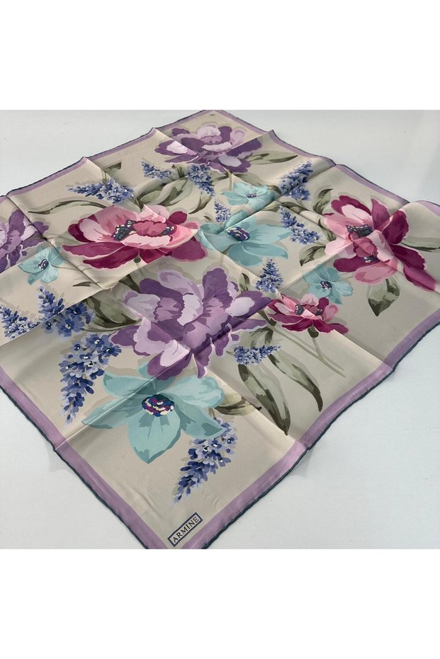 2026 Autumn-Winter Season Pure Sura Silk Scarf Pku2407