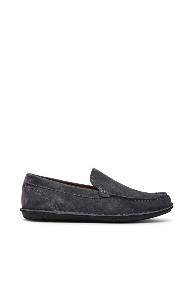 Mens Theodore Grey Loafers & Moccasins
