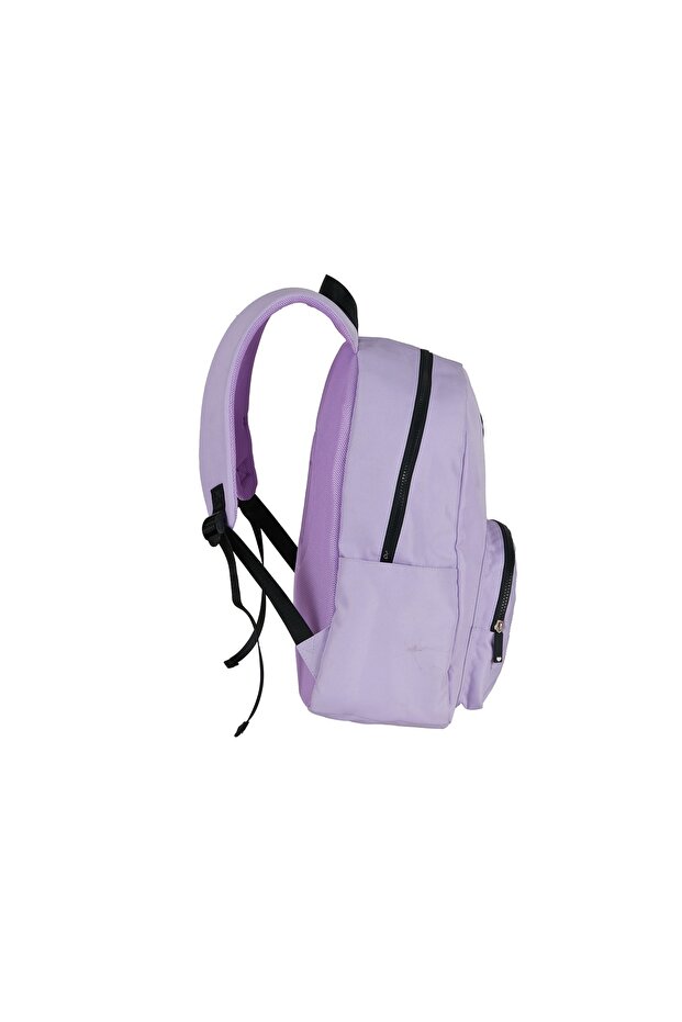 حقيبة ظهر 17 بوصة مع حافظة أقلام رصاص أرجوانية - 3