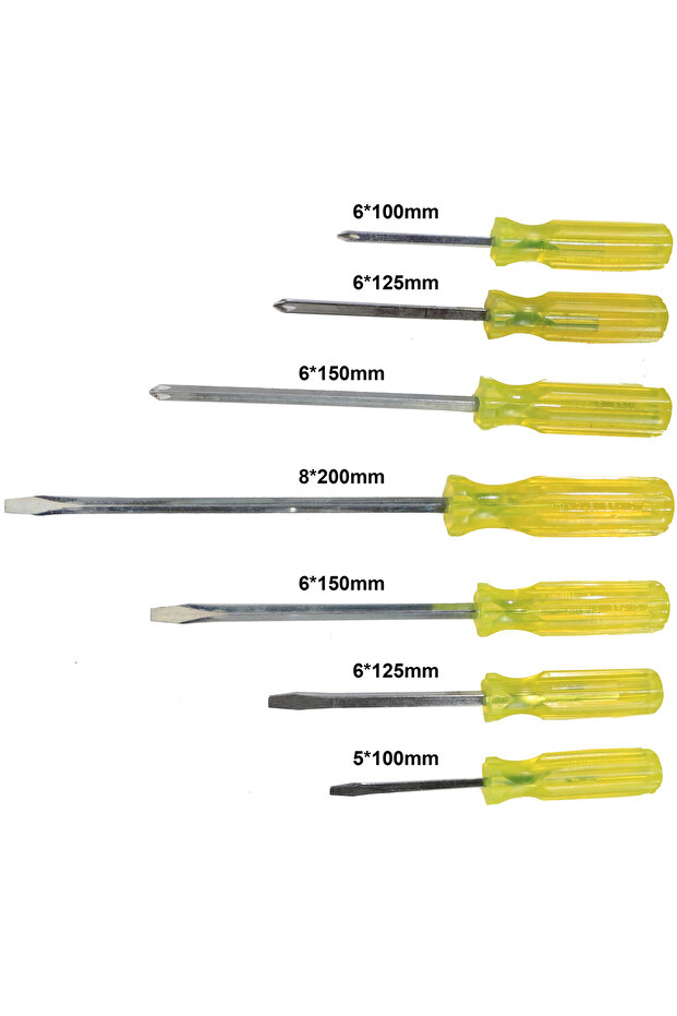 مجموعة مفكات براغي مكونة من 6 قطع - 2