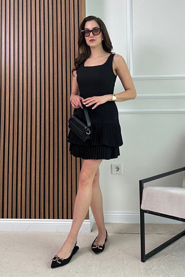 Piliseli Mini Elbise - 2