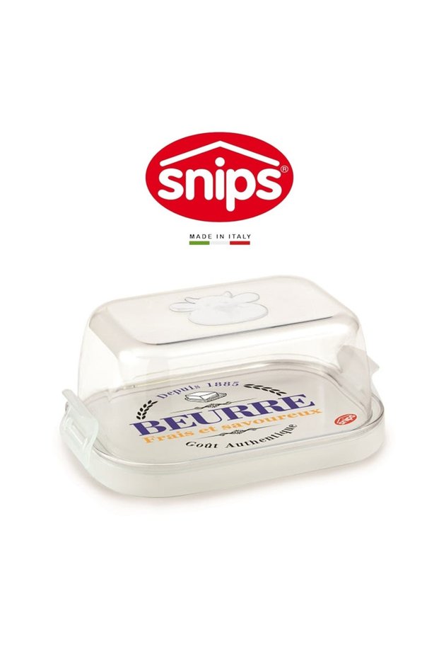 Farm Butter Keeper with Tray & Transparent Cover – Made in Italy