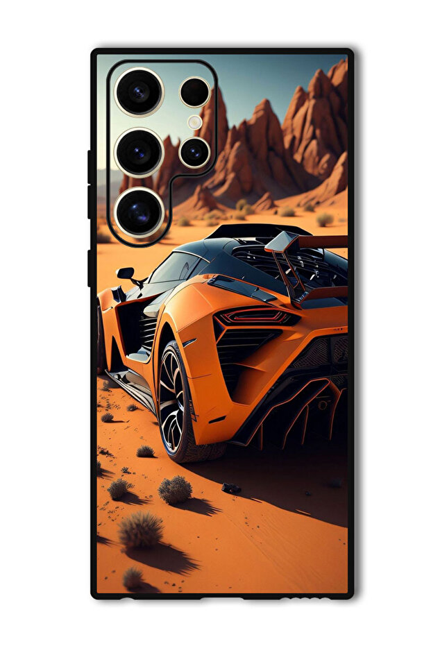 Protective Case Anti Scratch Shock Proof Bumper Cover For Samsung Galaxy S24 Ultra Car in Desert