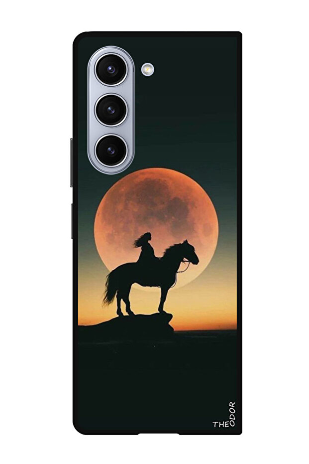 Protective Case For Samsung Galaxy Z Fold 6 Majestic Horse Sunset
