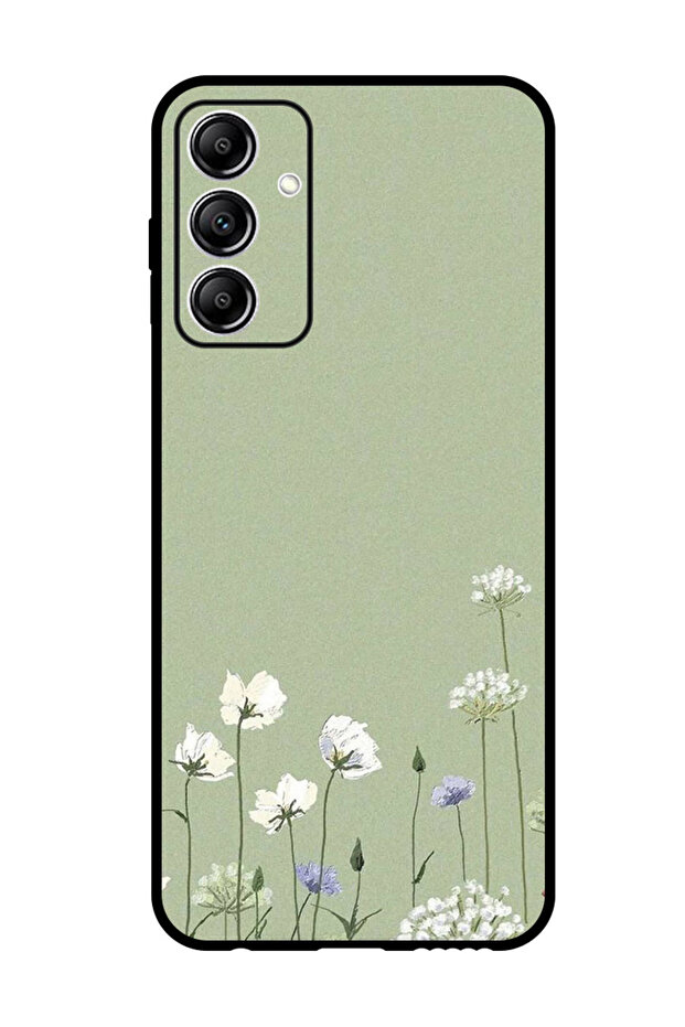Protective Case Anti Scratch Shock Proof Bumper Cover For Samsung Galaxy A55 White Flowers (2)