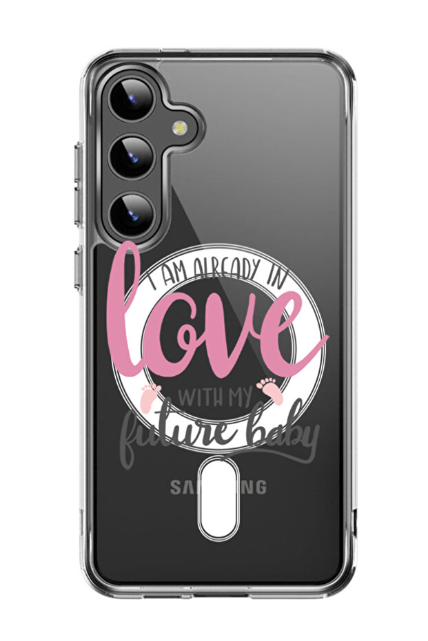 Case for Samsung Galaxy S24 Plus Compatible with MagSafe, Shockproof Cover I am already in lovecopy