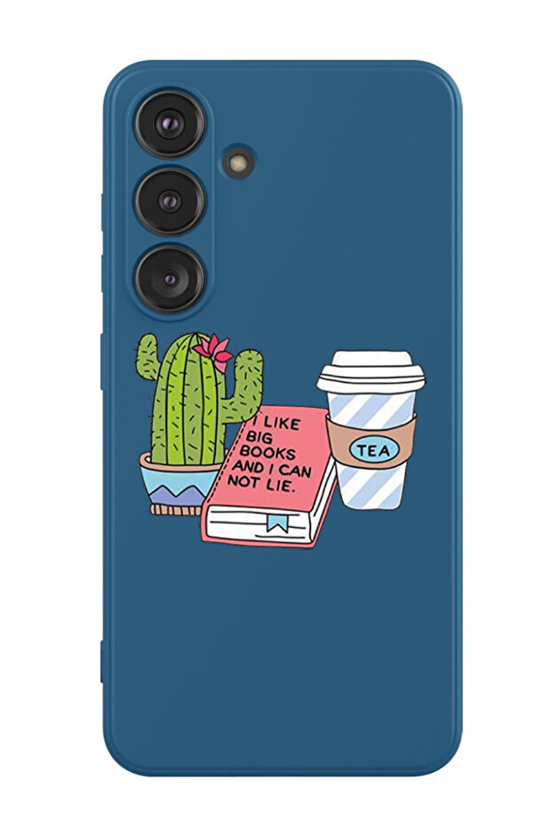 Protective Liquid Silicone Shockproof Case For Samsung Galaxy S24 Plus (Blue) - cactus coffee books