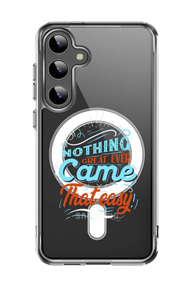 Case for Samsung Galaxy S24 Plus Compatible with MagSafe, Shockproof Bumper Cover nothing great