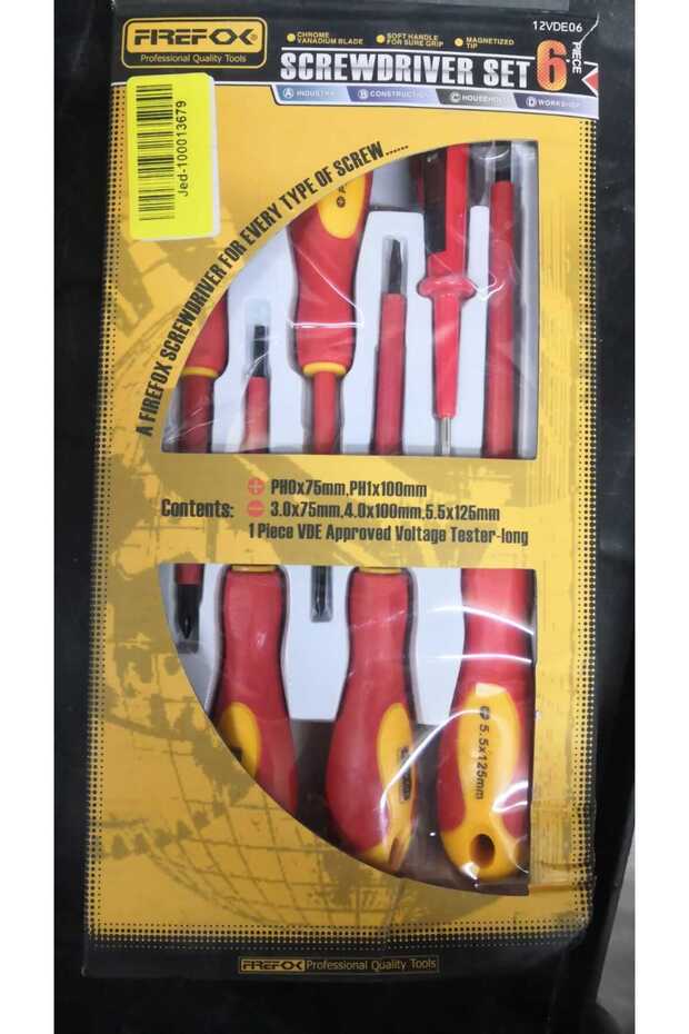 مجموعة مفكات براغي مكونة من 6 قطع - 1