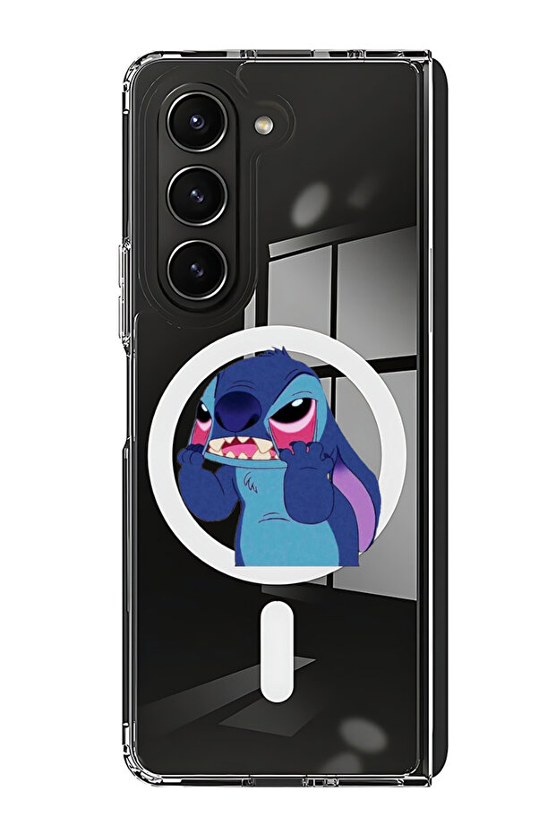 Case for Samsung Galaxy Z Fold 5 Compatible with MagSafe, Shockproof Phone Bumper Cover Stitch