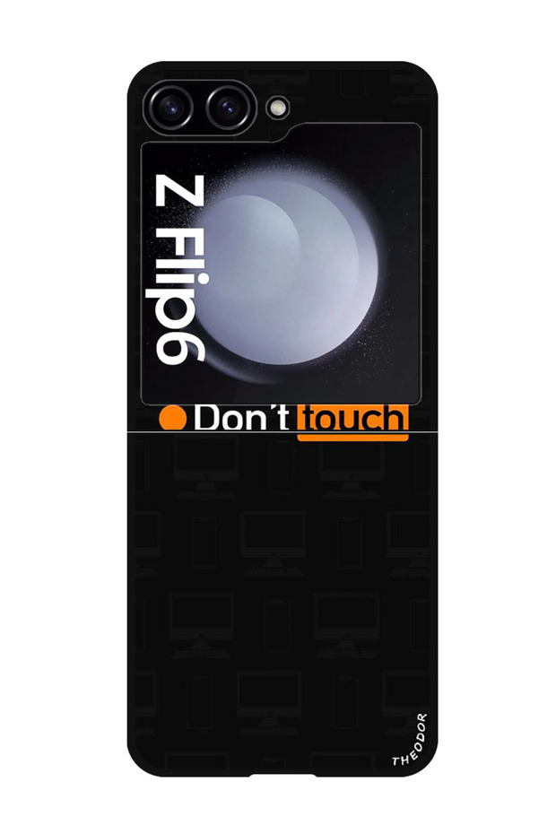 Protective Case Anti Scratch Shock Proof Bumper Cover For Samsung Galaxy Z Flip 6 Dont Touch (4)
