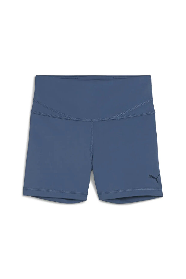 W SHAPE SHORT TIGHT 4" Mavi Kadın Şort Tayt - 5