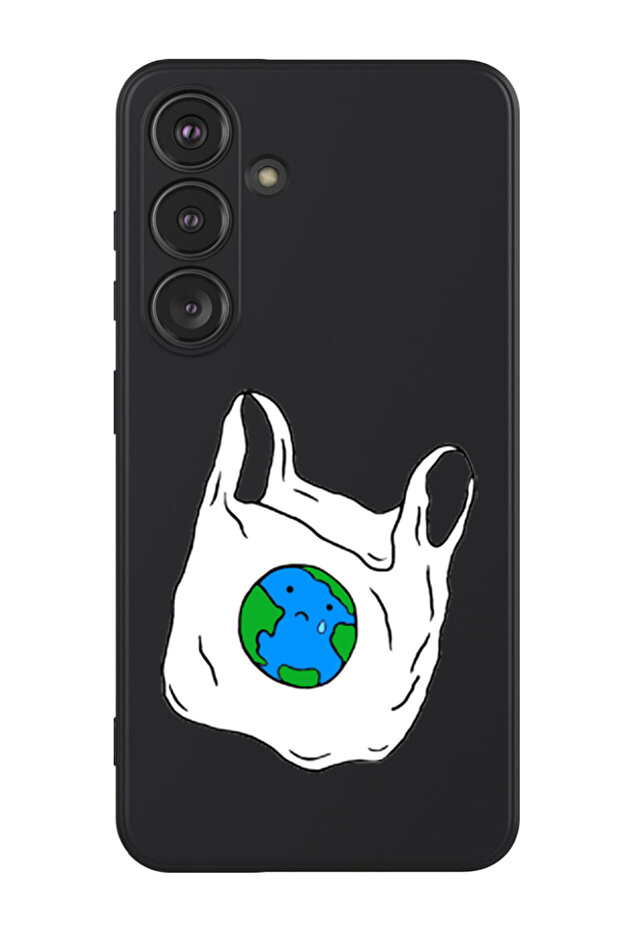 Protective Liquid Silicone Shockproof Case For Samsung Galaxy S24 Plus (Black) - No Plastic