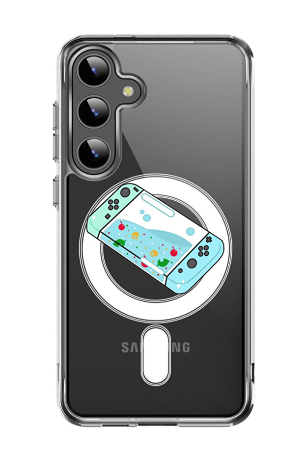 Case for Samsung Galaxy S24 6.2-inch Compatible with MagSafe, Shockproof Phone Bumper Cover Console