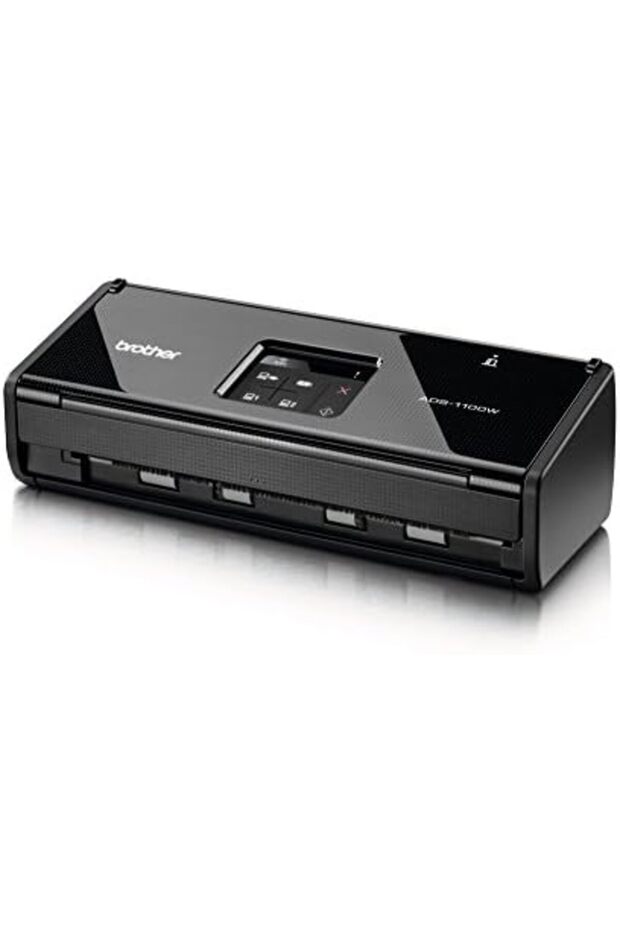ماسح ضوئي للمستندات ADS-1100W (مزدوج، 1200 × 1200 نقطة في البوصة، USB 2.0، WLAN) أسود