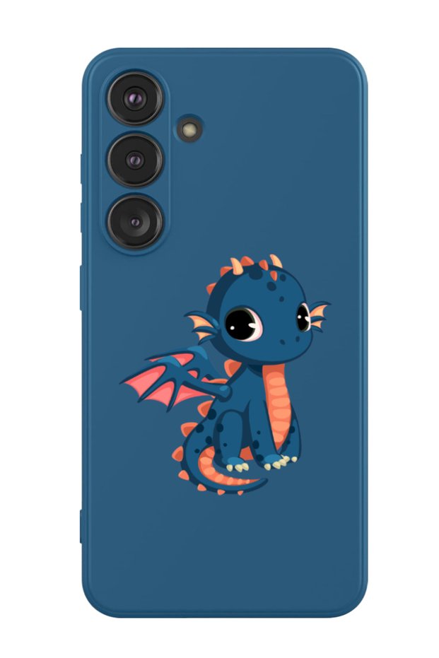 Protective Liquid Silicone Shockproof Case For Samsung Galaxy S24 Plus (Blue) - dragon