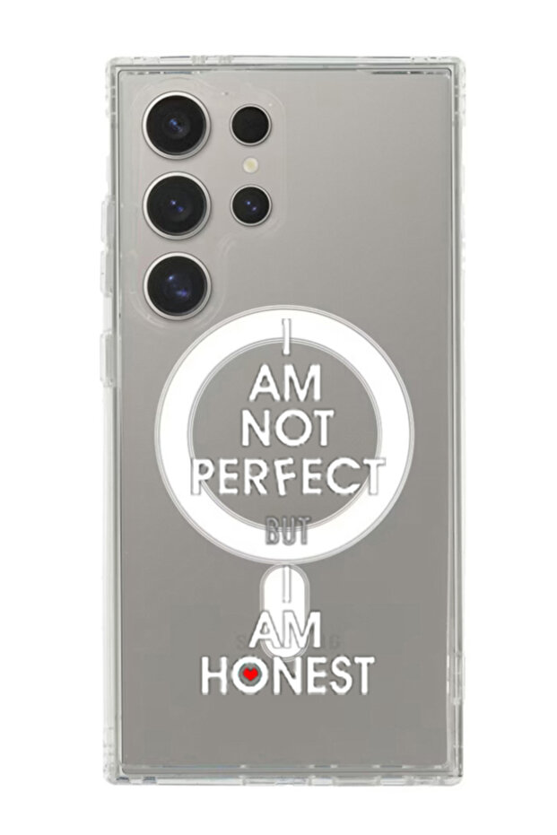 Case for Samsung Galaxy S24 Ultra Compatible with MagSafe, Shockproof Cover i am not perfect but