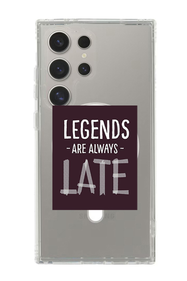 Case for Samsung Galaxy S24 Ultra Compatible with MagSafe, Shockproof Cover legends are always