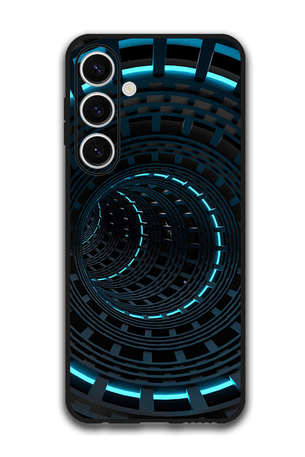 Protective Case For Samsung Galaxy S24 FE spiral_circles_immersion