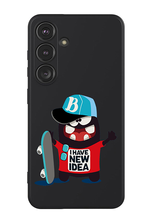 Protective Liquid Silicone Shockproof Case For Samsung Galaxy S24 Plus (Black) - I have a new idea