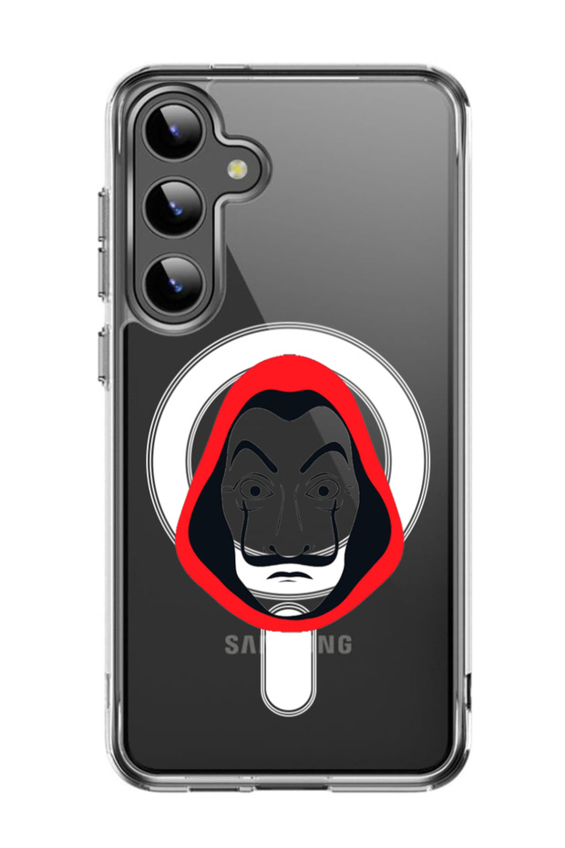 Case for Samsung Galaxy S24 Plus Compatible with MagSafe, Shockproof Cover La Casa Money Heist