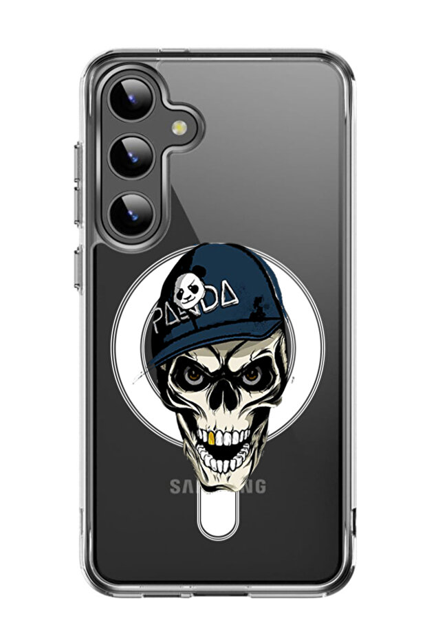 Case for Samsung Galaxy S24 Plus Compatible with MagSafe, Shockproof Bumper Cover P&a skull copy