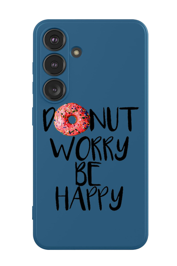Protective Liquid Silicone Shockproof Case For Samsung Galaxy S24 Plus (Blue) - Donut worry be happy