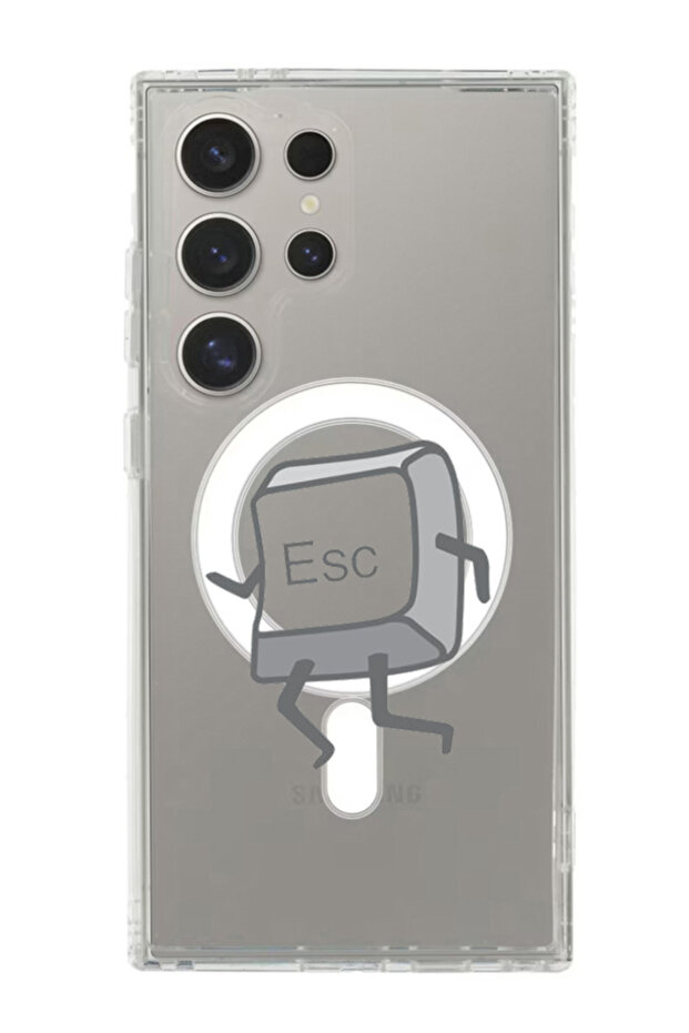 Case for Samsung Galaxy S24 Ultra Compatible with MagSafe, Shockproof Bumper Cover Escape