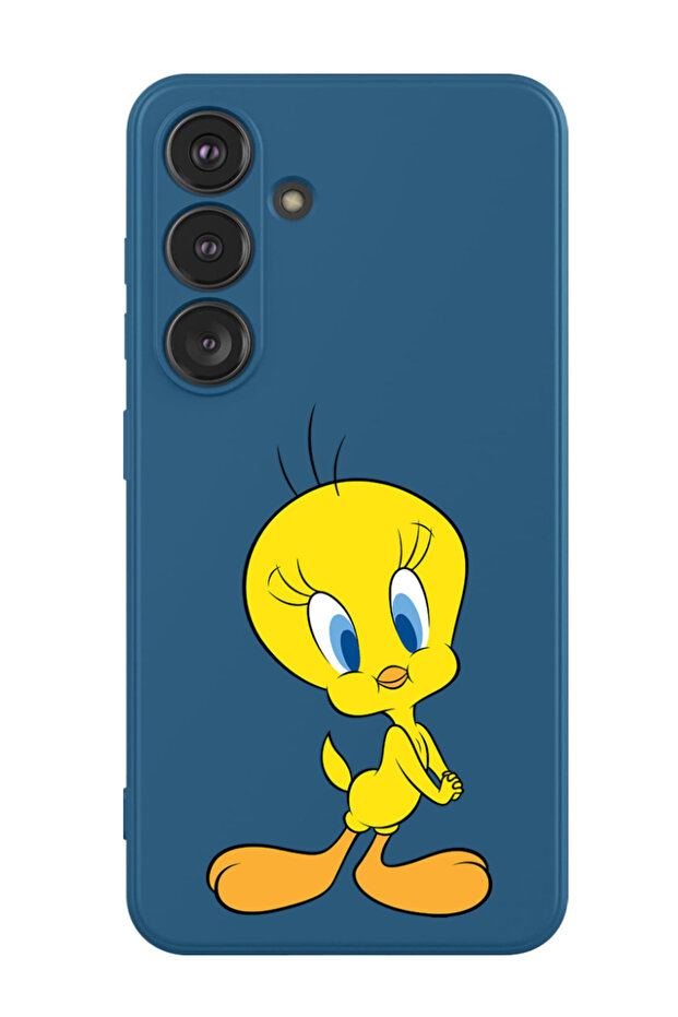 Protective Liquid Silicone Shockproof Case For Samsung Galaxy S24 Plus (Blue) - Tweety
