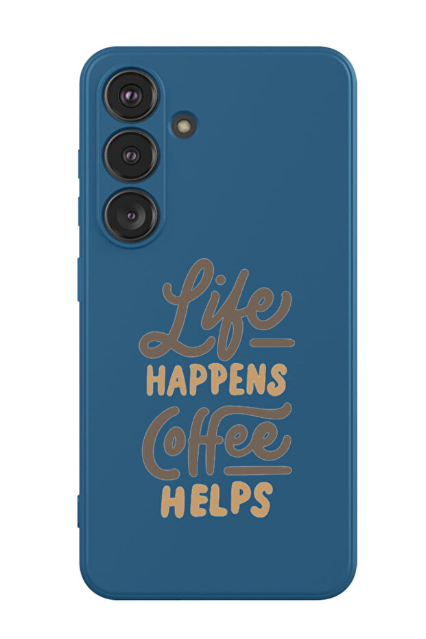 Protective Liquid Silicone Shockproof Case For Samsung Galaxy S24 Plus (Blue) - life-happens-coffee
